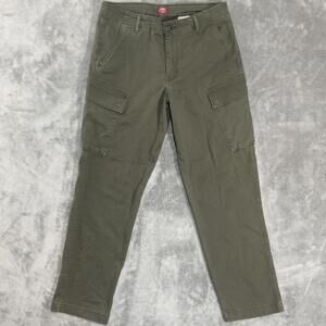 Levis Pants Mens 34x34 Green Chino XX Cargo Taper High Rise Pockets Olive